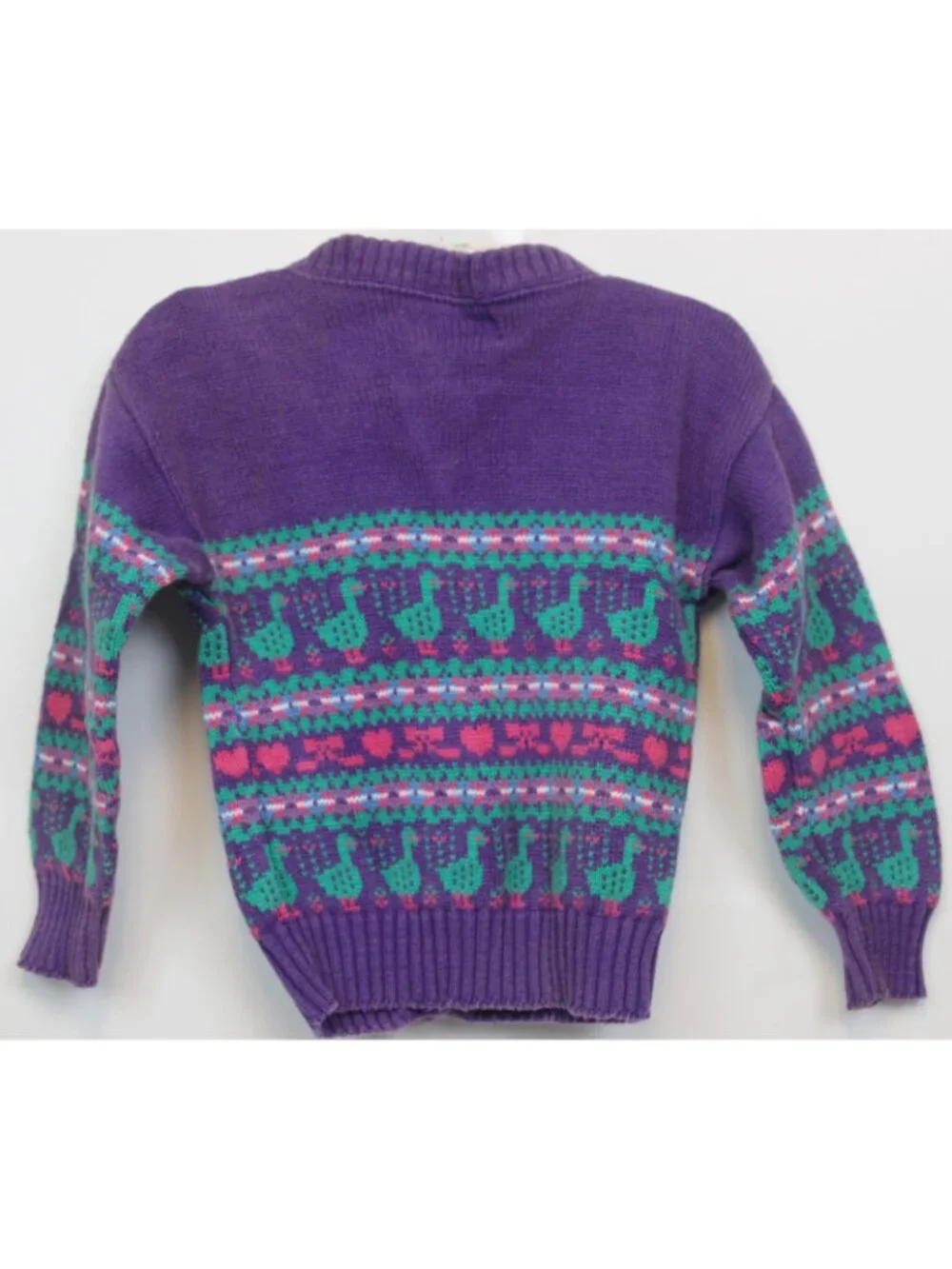 90s Hartstrings 2pc outfit 2T Country Duck Bows Cardigan Corduroy Pants Suspend